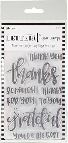 Ranger Letter It Clear Stamps, Thank You
