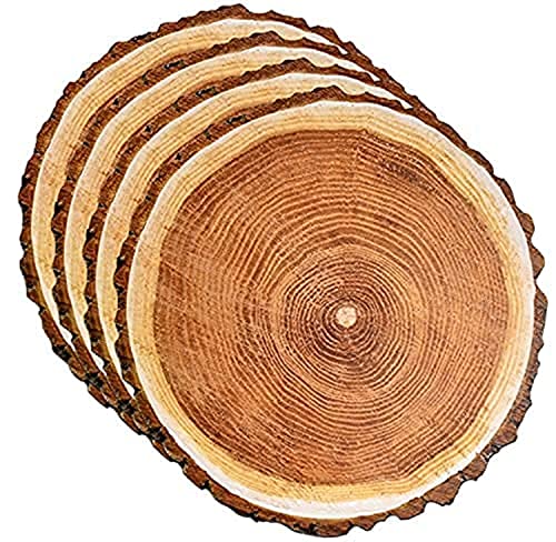 Gift Boutique Disposable Wooden Slice Paper Place...