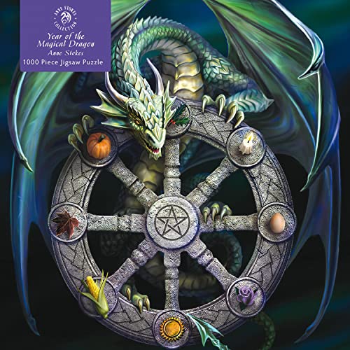 Adult Jigsaw Puzzle Anne Stokes: Wheel of The Year: 1000-Piece Jigsaw Puzzles