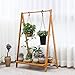 Produktbild Exquisiter Blumenständer ChenDz Massivholz Flower Rack Mehrschichtiges Multi-Fleisch-Rack kann in den Erdgeschoss Wohnzimmer Innen und Außen Grün Luo LAN LAN Balkon Pflanzenstand verschoben Werden