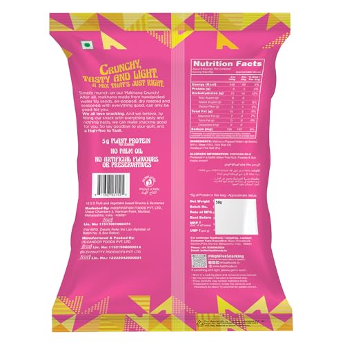 Image of Taali Roasted & Flavoured Makhana | Ghee & Himalayan Pink Salt | 100% Natural, No Palm Oil, Rich in Protein, 58g