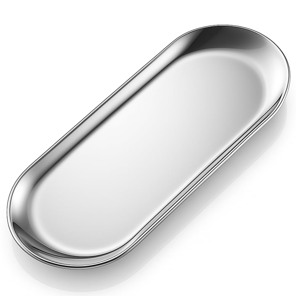 Amazon.co.jp: Chicer キャッシュトレイ ステンレス製 おしゃれ