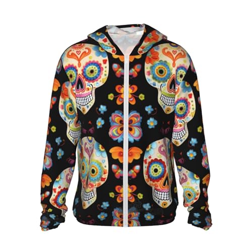 Sweat à capuche protection solaire contre la chaleur - Veste légère zippée anti-coups de soleil XL