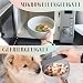 ne&no® Silikon Hundenapf 1200 ml mit Deckel für kleine und mittelgroße Hunde | im Kühlschrank luftdicht verschlossen | Futternapf Hund rutschfest | Fressnapf Hund Set