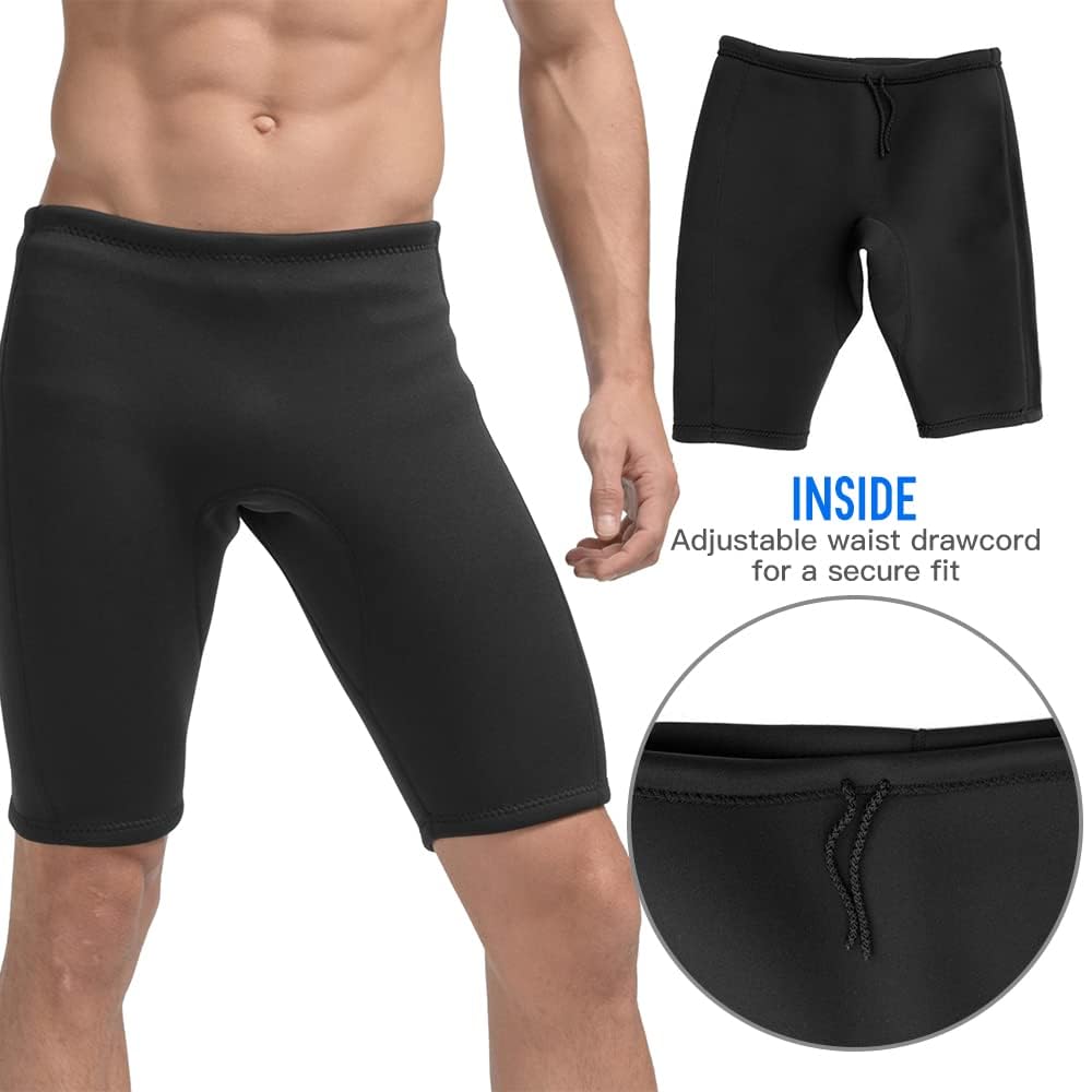 Traje de Neopreno 3 mm para Hombre, Pantalones Cortos de Buceo, Ropa Interior Deportiva para el Agua, Traje de baño, Trajes de Neopreno para Hombre (2XL)