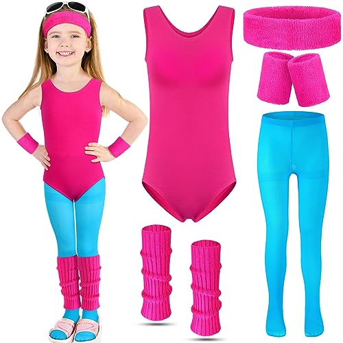 Disfraz Infantil 80s Workout para Niñas