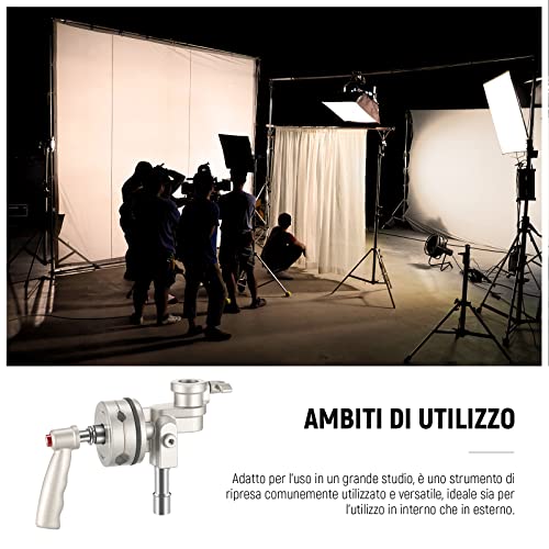 NEEWER Testa a Pinza Junior 4-1/2 con Perno da