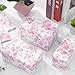 Generic 60 Sheets Pink Floral Tissue Paper Chinoiserie Gift Wrapping Paper Vintage Flower Art Tissue Bulk for DIY Crafts Birthday Baby Shower Wedding Party Decor, 14 x 20 Inch