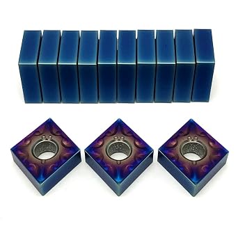 10pcs CNMG120404 CNMG120408 Carbide Insert External Turning Tool Professional Stainless Steel Turning Insert CNC Nano Coating CuttingCNMG120408-MA