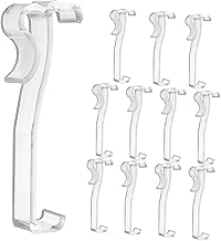 Garneck 12 Peças De Persiana Veneziana Clipes De Valência Ocultos Persianas E Persianas Clipes De Persianas Mini Persianas Para Janelas Mini Cortinas De Janelas Cortinas De Retentor