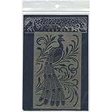 Stampendous Dreamweaver Metal Stencil, Peacock