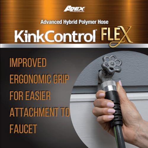 Kink Control Flex Advanced Hybrid Hose - 50 Ft Outdoor Hose, 40% Lighter, Ultra Flexible, Easy to Maneuver, Neverkink Technology, Durable Construction - Thumbnail 3