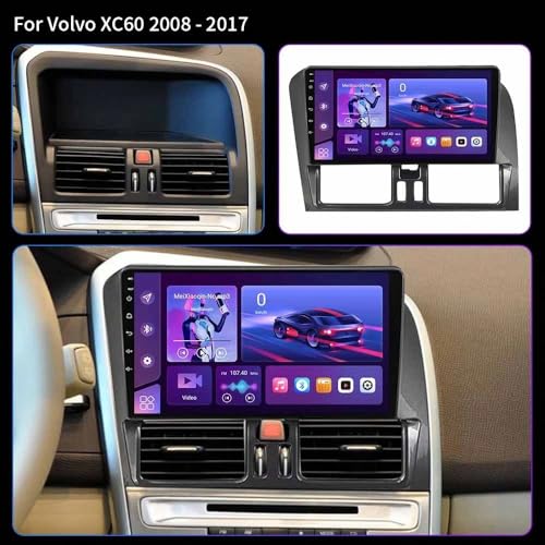 Navegador GPS pantalla tactil Volvo XC60 2007-2017 Android Auto Bluetooth 2