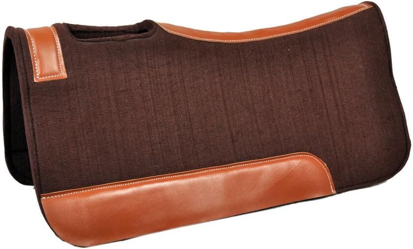 Western horse Felt Sottosella/sottosella sagomato in feltro di lana di alta qualità nelle misure 81,28 x 81,28 cm e 76,2 x 76,2 cm A16 (81,28 x 81,28 cm)