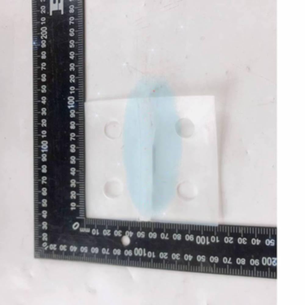 Escalator Universal Glass Gasket Glass Clamp L110mm W100mm Hole Pitch 50mm 63mm