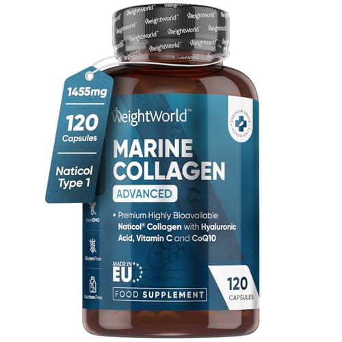 Marine Collagen Capsules 1455mg, 120 Pack - Naticol Type 1