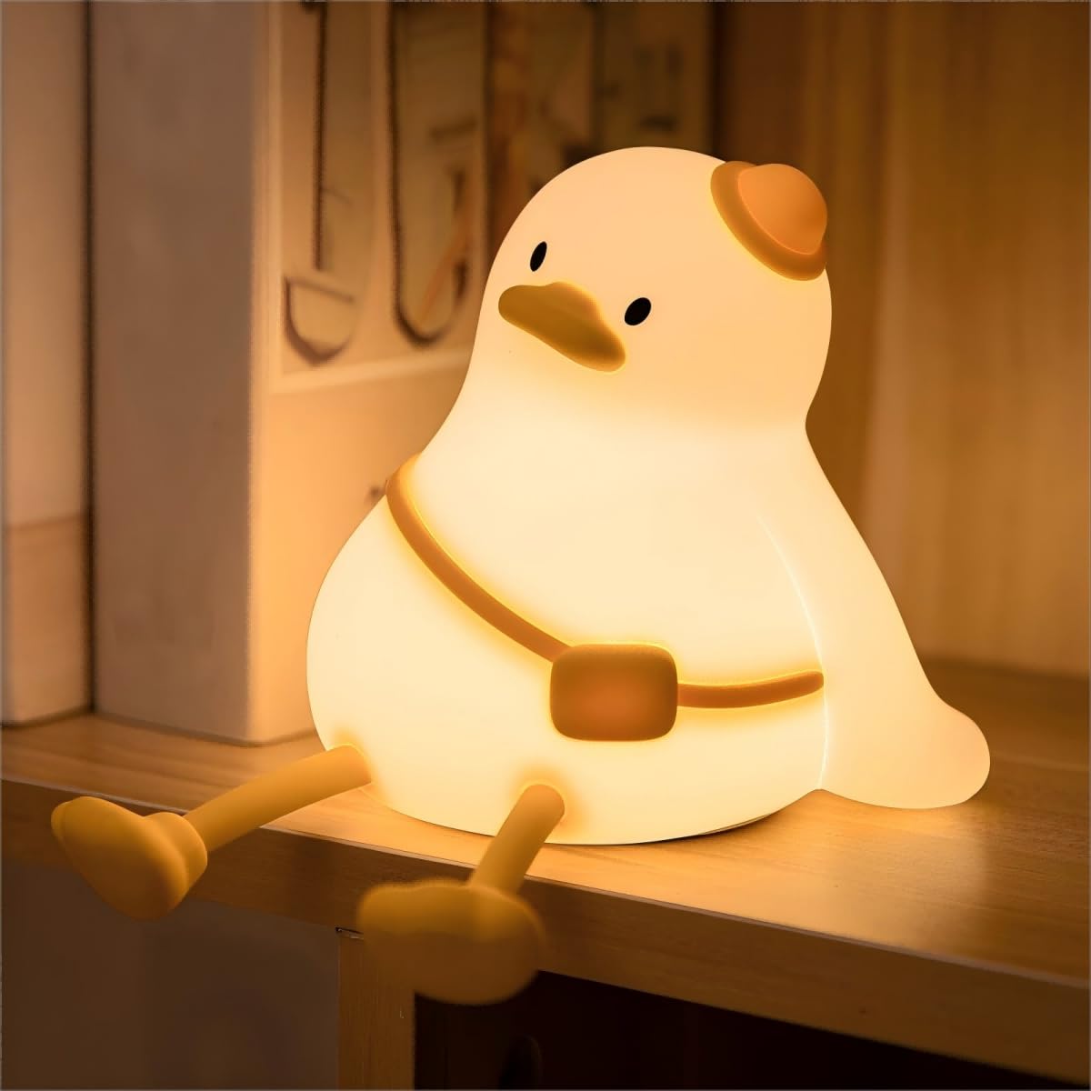 Lámpara de noche para bebé Lurk Deep, regalo de pato suave, luz de noche para niños, luz de noche táctil, lámparas de guardería, pantallas, regalo Kawaii, recargable, portátil y de seguridad, decoración, habitación infantil, dormitorio para niños pequeños