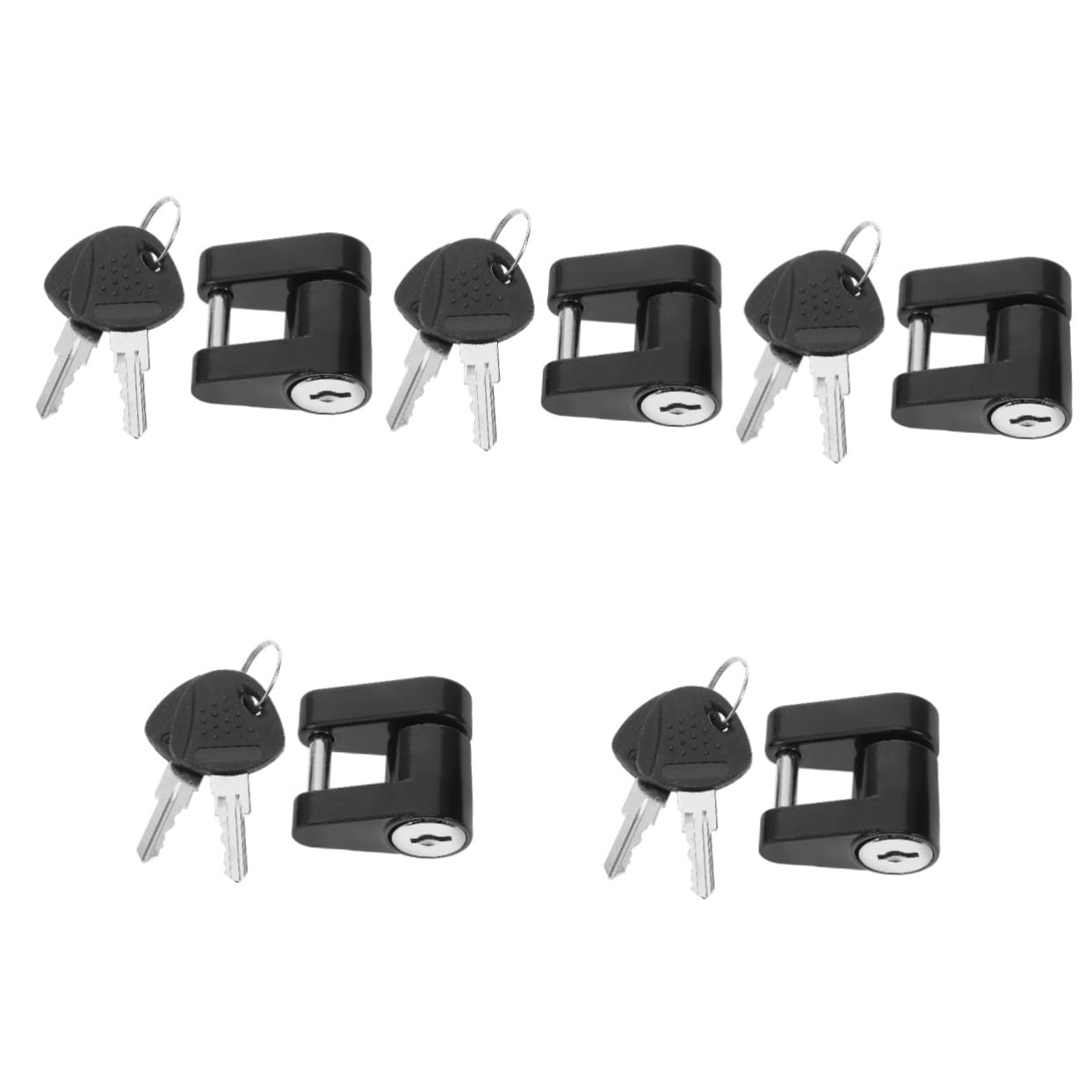 5piezas Cerradura De Acoplador De Remolque Bloqueo Seguro para Enganche De Remolque y RV Llaves Diseño y Portátil Protección Antirrobo para Vehículos y Trailers