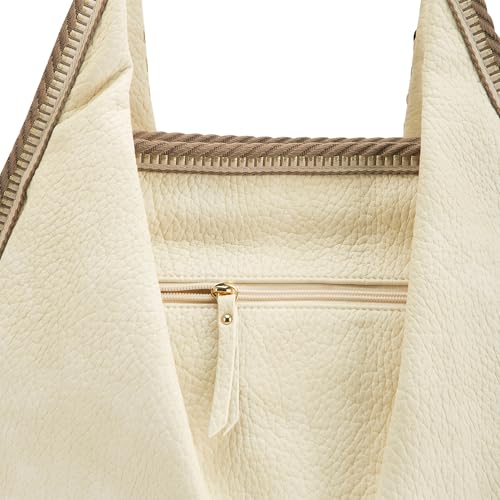 Image of Lino Perros Avril Coffee Stylized Womens Hobo Tote Bag