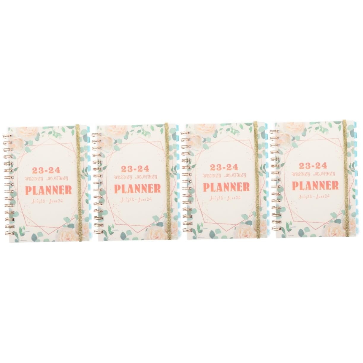 Tofficu 4pezzi Agenda Scolastica Portatile Planner Organizzatore Settimanale Con Copertina Elegante Per Studio e Lavoro Pianificazione Giornaliera e Mensile Ottimizza Tuo e Obiettivi