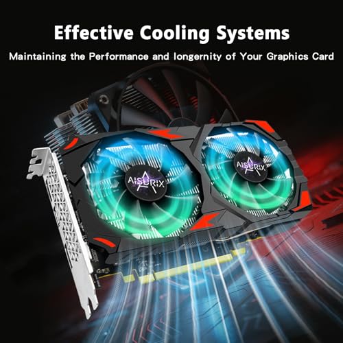 Image of AISURIX RX 590 Graphics Card, Real 8GB, GDDR5, 256 Bit, RX 580 2304SP Pc Gaming Video Card, 2XDP, HDMI, PCI Express 3.0 with Freeze Fans Graphics Card for Gaming pc
