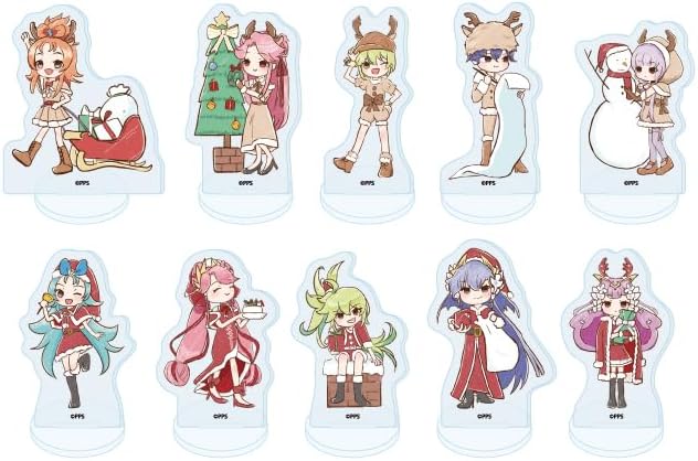 TV Anime Princess Orchestra 02 Christmas Version, Graphart Illustration, Acrylic Petite Stand, Complete Set, Box of 10