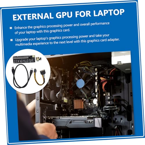 Tarjeta gráfica externa PCIe para portátil Jojofuny con extensión de datos GPU 2