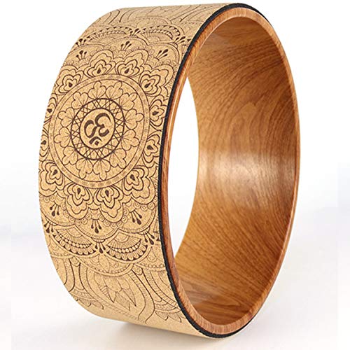 ZXYSR Yoga Wheel, Fitness Wheel Yoga Assist Foam Roller for Stretching Increasing Flexibility And Improving Backbends Yoga Training,11Inch,B