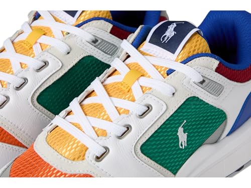 Image of POLO RALPH LAUREN Train 89 Suede & Oxford Sneakers