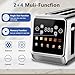 SAKAMOSH Smart Toaster 4 Slice, Touch Screen, Digital Toasters with 6 Browning Levels & 5 Bread Types, Bagel, Extra Long Wide Slots, Memory Function, Timer, 1400W, Stainless Steel