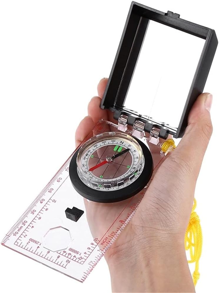 Multifunction Outdoor Survival Compass Hiking Camping Pocket Compass Handheld Equipment