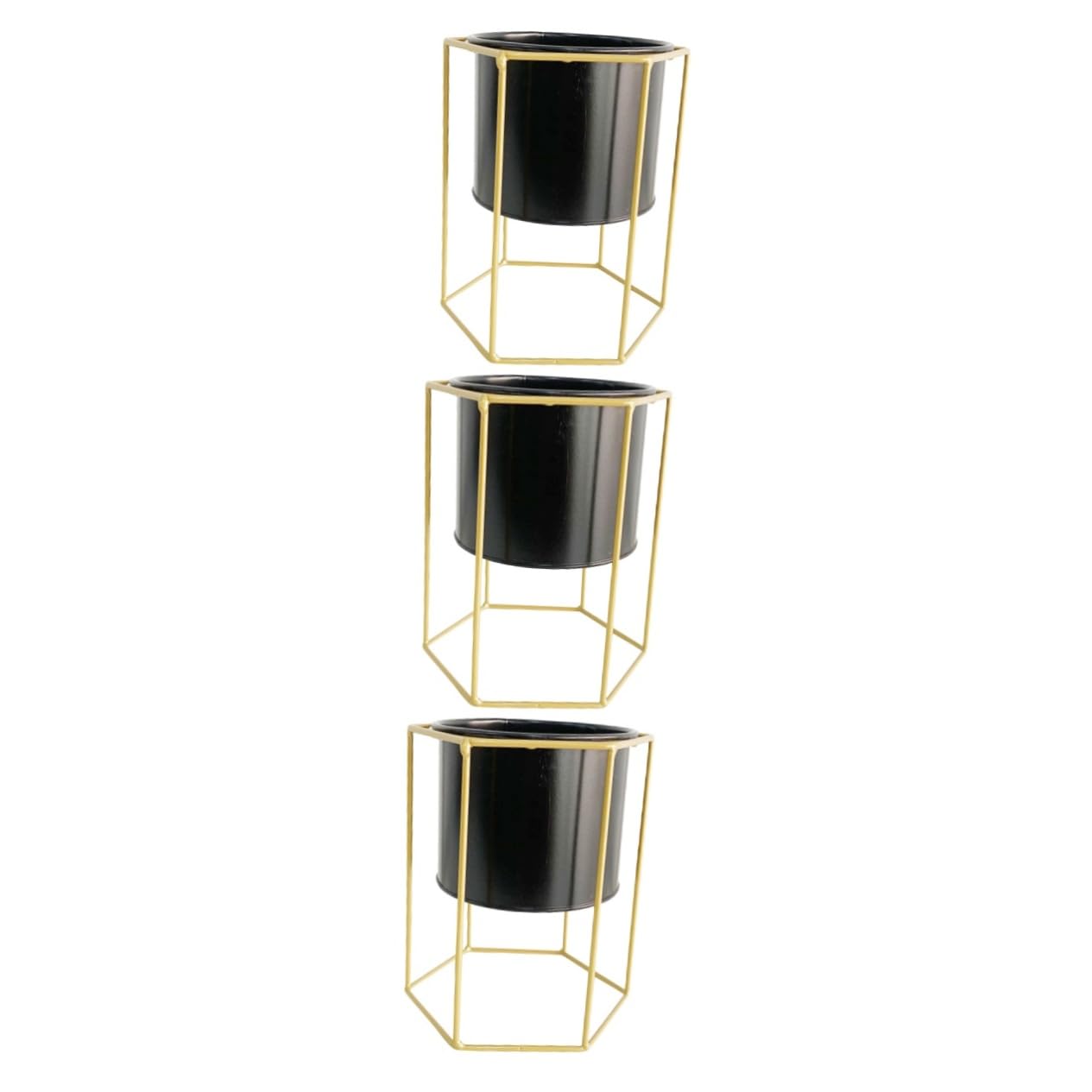 blumenstand3st Blumentopf Aus Eisen Mit Ständer Balkon Blumentopf Chinesische Sukkulentöpfe Indoor-pflanzgefäße Metallpflanzen Stehen Süße Pflanzentöpfe Outdoor-töpfe Draussen Metallfass
