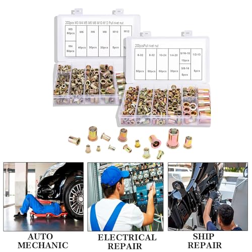 Insert fileté en acier carbone robuste de qualité industrielle - 3