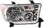 Evan Fischer Headlight Assembly Compatible with 2008-2018 Toyota Sequoia/Tundra 2007-2013 Halogen Passenger Side