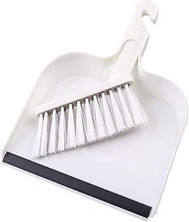 Portable Mini Dustpan Brush Broom Set Hand Broom and Dustpan Household Desktop Keyboard Sweeping Tool Compact Sweeping Set for Corner Desktop