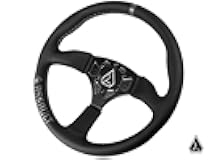 Assault Industries 100005SW0331 350R Steering Wheel- Grey Stitch/Raw PLT