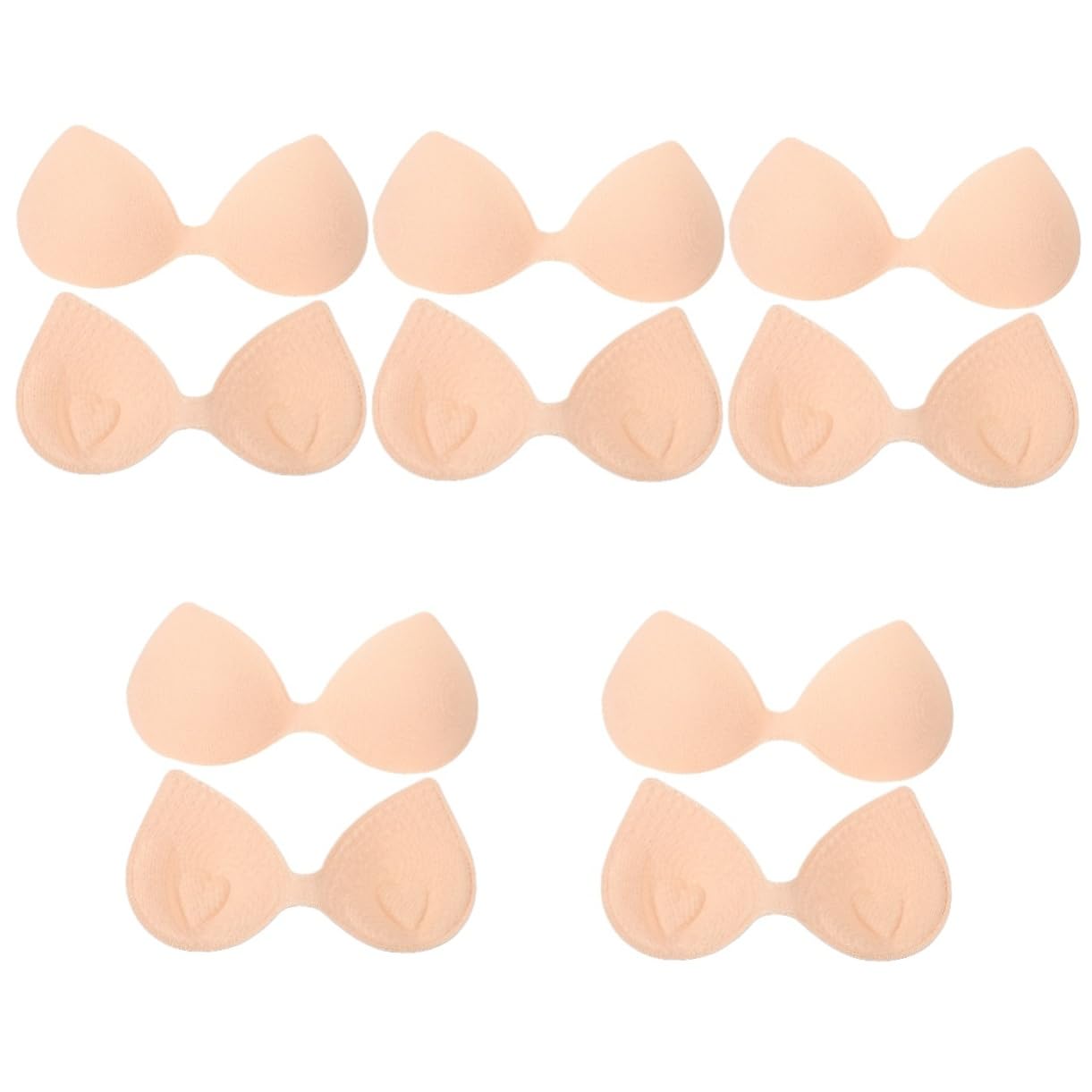 Almohadillas Para Sujetador Deportivo Sujetadores Deportivos Bra Sartenes Inserciones De Sujetadores Insertos Push up Beige Esponja
