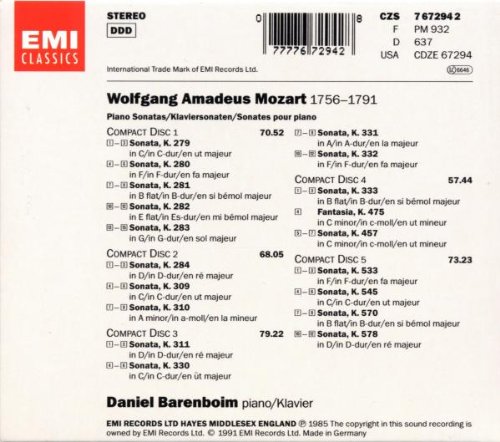 Mozart : Les Sonates Pour Piano (Die Klaviersonaten / The Piano Sonatas)