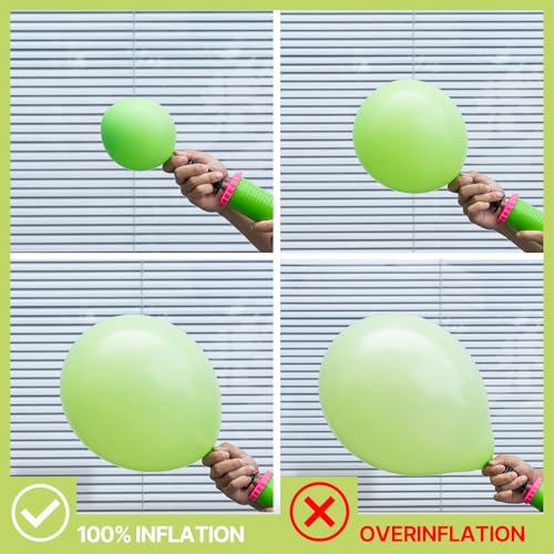 Image of PartyWoo Lime Green Balloons 100pcs 5 Inch Light Green Latex Helium Balloons for Graduation Wedding Baby Shower Anniversary Birthday Dinosaur Jungle Golf Football Theme Party Decorations Green-Y6