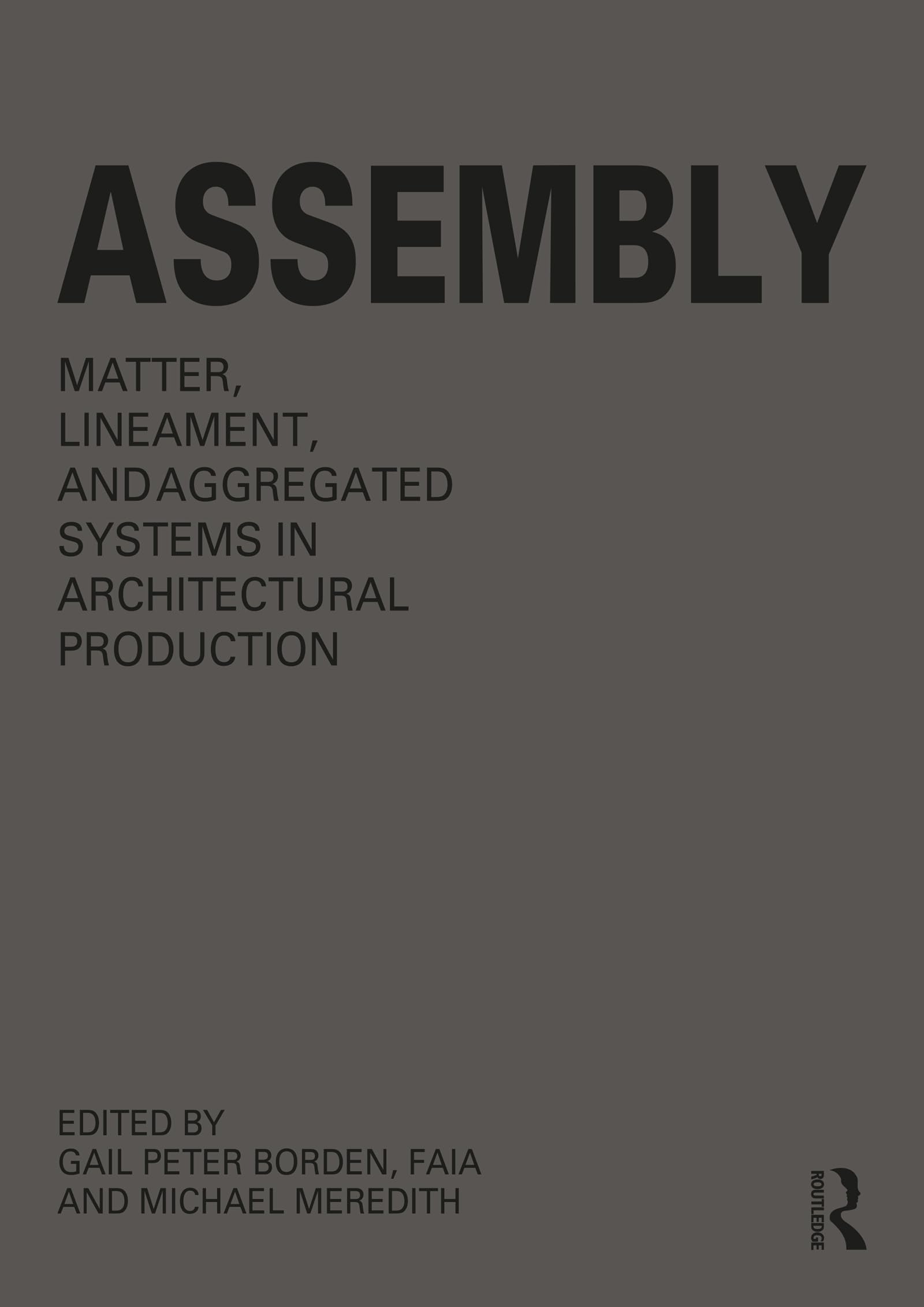 Assembly Matter Lineament livre d'architecture pour maîtriser les systèmes agrégés