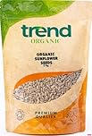 Trend Organic Sunflower Seeds, 1kg - Packed with Healthy Fats, Rich in Protein and Fibre, Loaded with Vitamin E, Magnesium and Selenium, Certified Organic Vegan Snack, Non-GMO, No Additives, Raw