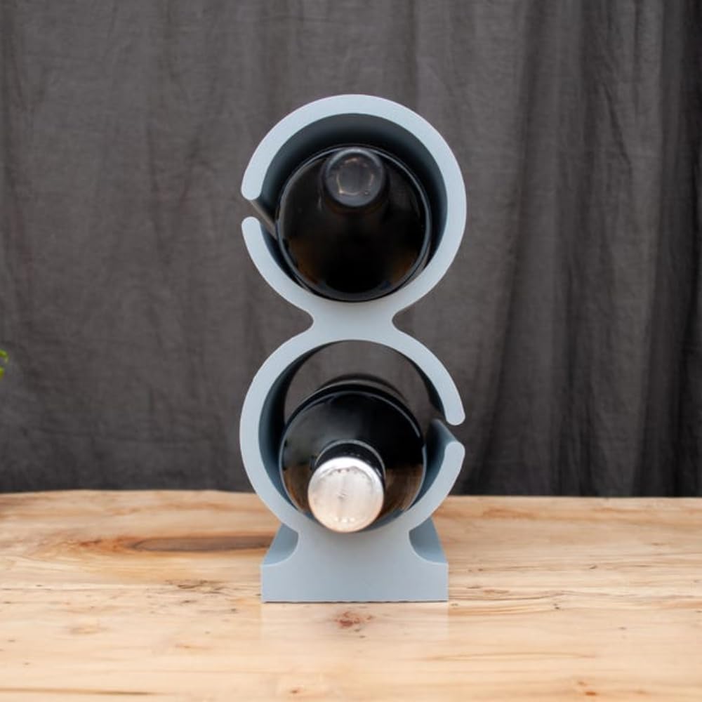 Soporte para Botellas de Vino, 2 Botellas, 5 x 11 x 6 Pulgadas