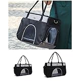 Fesjoy Bolso Transpirable para Mascotas Portador de Mascotas portátil para Gatos Perros Mascotas Perrera Gato Perro Portador de Mascotas Bolsa de Viaje para Mascotas