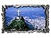 Produktbild 3D Wandmotiv Rio de Janeiro Skyline Stadt Wandbild sticker selbstklebend Wandtattoo Wohnzimmer Wand Aufkleber 11E111, Wandbild Größe E:ca. 168cmx98cm