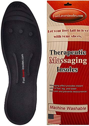 FootLovers Dynamic Liquid Massaging Orthotic Insoles - Best Shoe Inserts - Arch Support