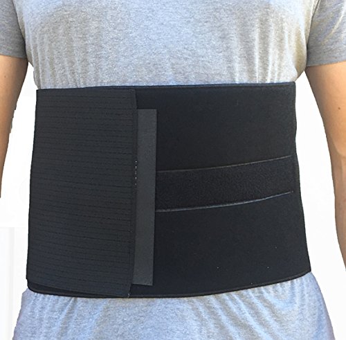 Alpha Medical Envoltura de soporte de carpeta abdominalcarpeta quirúrgicasoporte de herniadispositivo de reducción de hernia abdominal (longitud