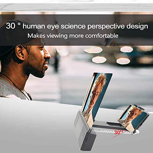 Amplificadores de tela de telefone celular de 12 polegadas Ampliador de tela grande de vídeo 3D com