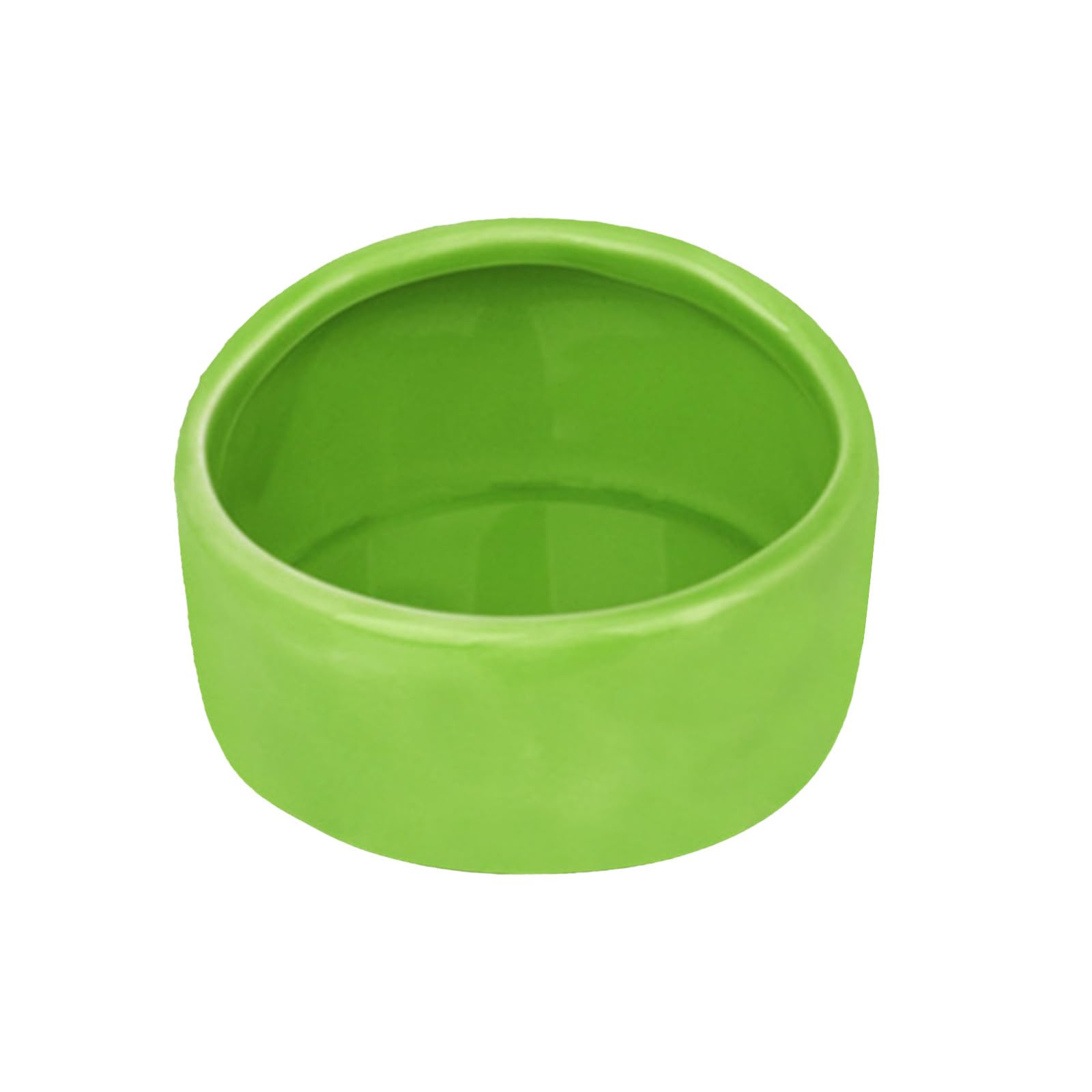 Ceramic Small Pet Food and Water Dish Durable Chew Proof Bowl for Hamsters Gerbils Mice and Other Tiny Animals Feeding and Drinking (Green, B)