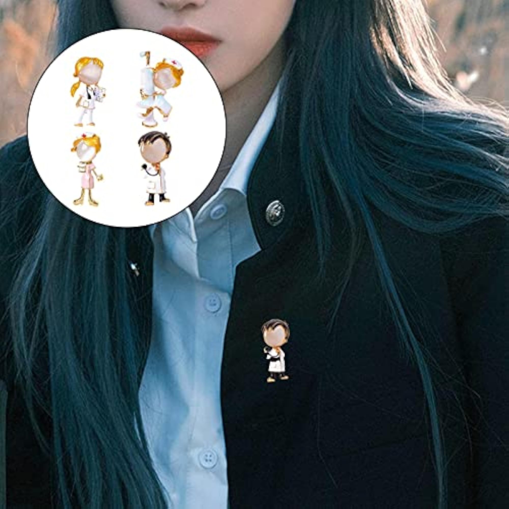Alloy Brooch Pin Badge for New Year