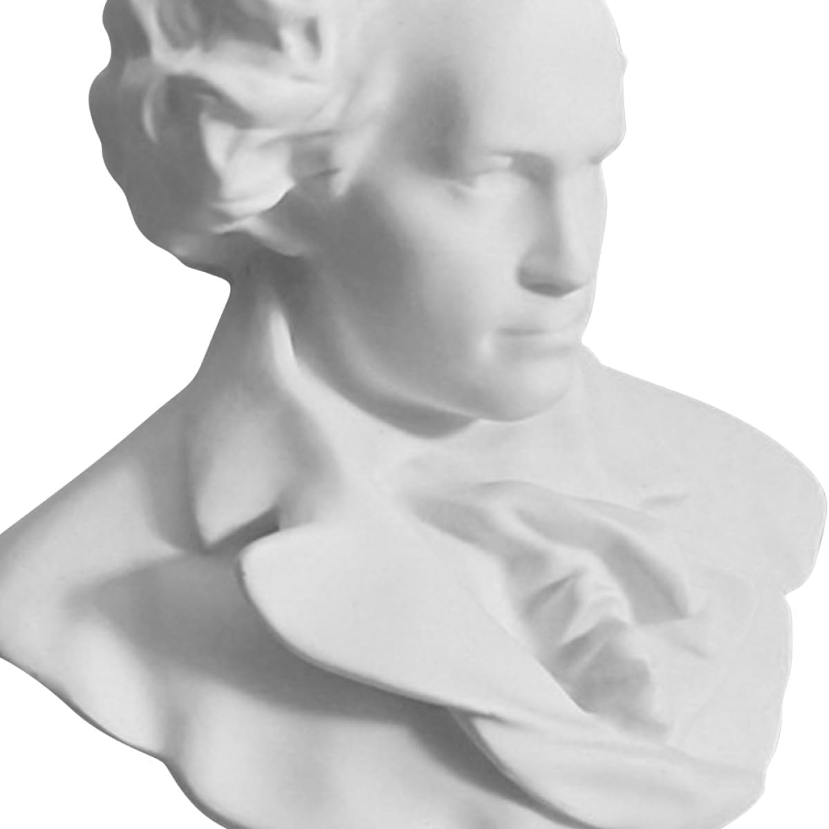 Resin Classical Bust Statue, European Nordic Portrait Sculpture